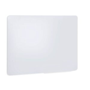 Szklana tablica suchościeralna GLENDA, model ścienny, 1500x1200 mm, biały