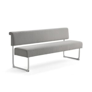 Sofa START, 1800 mm, tkanina, szarobeżowy, biały