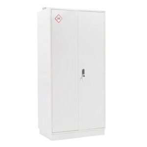 Ognioodporna szafa na chemikalia FORMULA, zamek elektroniczny, 2095x1000x450 mm
