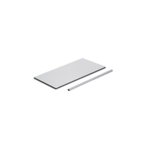 Półka dolna do stołu roboczego MOTION, 1200x800 mm, jasnoszary