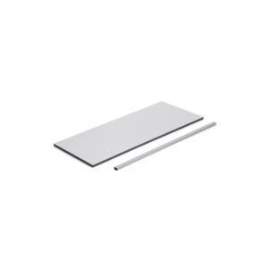 Półka dolna do stołu roboczego MOTION, 1500x800 mm, jasnoszary