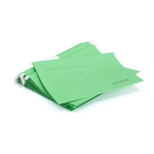 Zielone skoroszyty wiszące A4 25szt