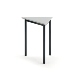 Biurko BORÅS TRIANGEL, 700x600x720 mm, szary laminat, antracyt
