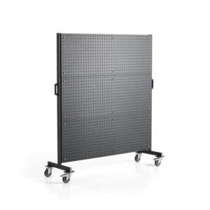 Mobilny panel narzędziowy SELECT, 1560x1830 mm, szary