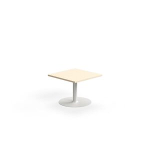Stolik kawowy VERTICUS, 700x700x500 mm, brzoza/biały