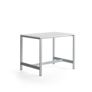 Stół VARIOUS, 1200x800x900 mm, srebrny, biały