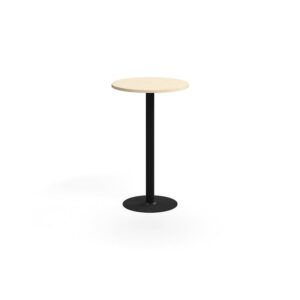 Stół barowy VERTICUS, Ø700x1100 mm, brzoza/czarny