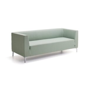 Sofa 3-osobowa CASUAL, tkanina CURA, zielonoszary