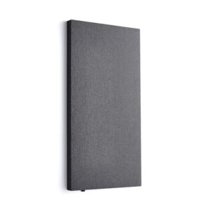 Panel akustyczny POLY, prostokątny, 600x1180x56 mm, ścienny, ciemnoszary
