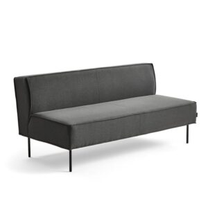 Sofa COPENHAGEN PLUS, 2-osobowa, tkanina, antracyt