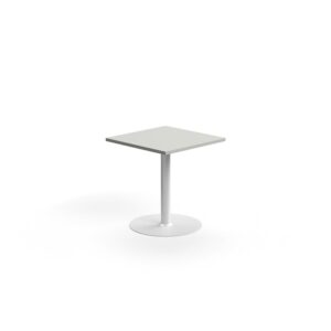 Stół VERTICUS, 700x700x720 mm, jasnoszary/biały