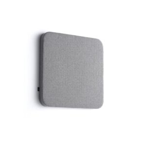 Panel akustyczny POLY, zaokrąglone rogi, 600x600x56 mm, ścienny, fioletowy