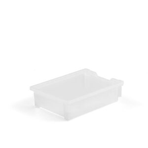 Plastikowy pojemnik do kontenerka IDA, 427x312x75 mm, przezroczysty