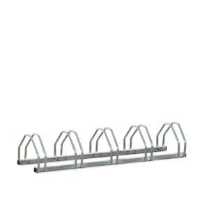 Stojak na rowery BRADLEY, 5 miejsc, 250x1320x330 mm
