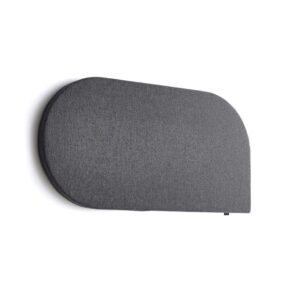 Panel akustyczny POLY, kropla, 600x1200x56 mm, ścienny, ciemnoszary