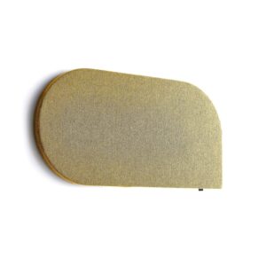 Panel akustyczny POLY, kropla, 600x1200x56 mm, ścienny, żółty
