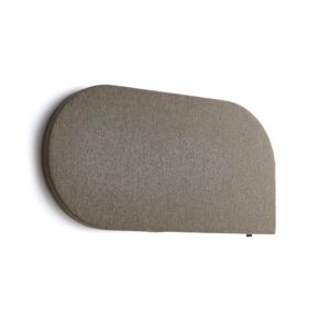 Panel akustyczny POLY, kropla, 600x1200x56 mm, ścienny, brązowy