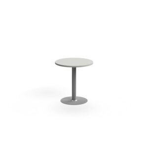 Stół VERTICUS, Ø700x720 mm, jasnoszary/srebrny