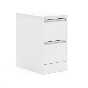 Szafka kartotekowa A4 INCLUDE, 2 szuflady, 415x630x740 mm, biały