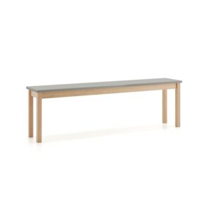 Ławka ZET, 1800x440 mm, szary
