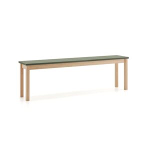 Ławka ZET, 1800x440 mm, ciemnozielony