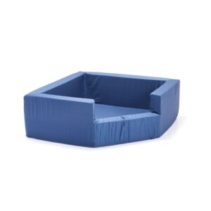 Kojec narożny z pianki MEJA, niebieski denim