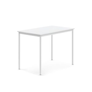 Stół SONITUS, 1200x800x900 mm, laminat HPL biały, biały