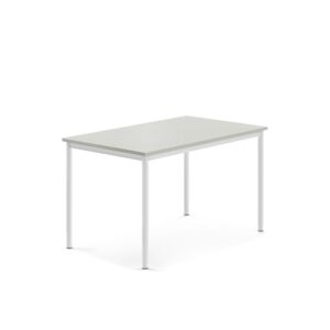 Stół SONITUS, 1200x800x720 mm, laminat HPL szary, biały