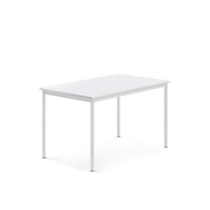 Stół SONITUS, 1200x800x720 mm, laminat HPL biały, biały