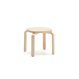 Stołek dziecięcy VIDE, laminat brzoza, W 310 mm