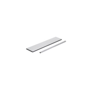 Półka dolna do stołu roboczego MOTION, 1200x600 mm, jasnoszary