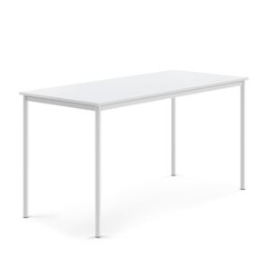 Stół SONITUS, 1800x800x900 mm, laminat HPL biały, biały