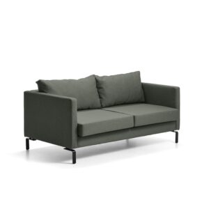 Sofa HARMONY, 2-osobowa, tkanina Etna, ciemnozielony