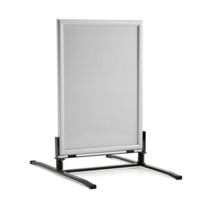 Stojak reklamowy, 700x1000 mm, szary