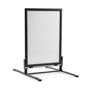 Stojak reklamowy, 700x1000 mm, czarny
