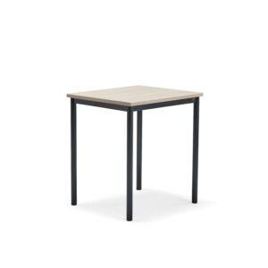 Stół SONITUS PLUS, 700x600x760 mm, laminat HPL jesion, redukcja hałasu, antracyt