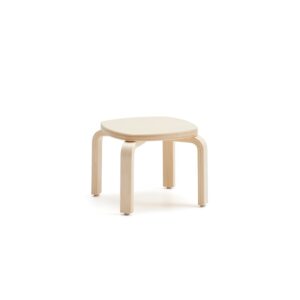 Stołek dziecięcy VIDE, laminat brzoza, W 260 mm