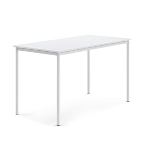 Stół SONITUS, 1600x800x900 mm, laminat HPL biały, biały