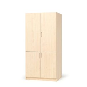 Szafa THEO, 4 drzwi, 2100x1000x470 mm, brzoza