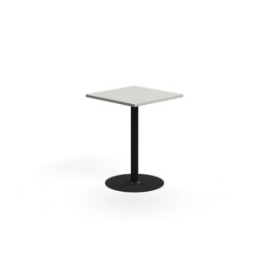 Stół barowy VERTICUS, 700x700x900 mm, jasnoszary/czarny