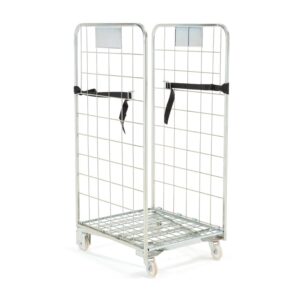 Rollkonterer GILBY, 2 ściany, obciążenie 400 kg, 800x700x1580 mm