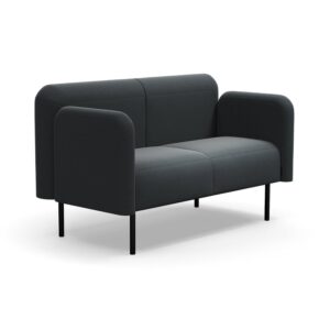 Sofa VARIETY, 2-osobowa, tkanina Pod CS, antracyt