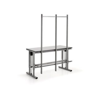 Uchwyt do ramy tylnej z 3 słupkami do stołu elektrycznego MOTION, 1500x600 mm