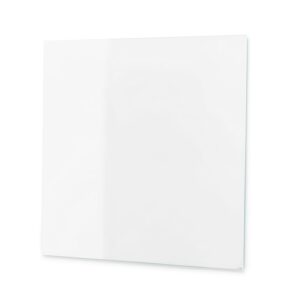 Szklana tablica suchościeralna STELLA, 1000x1000 mm, biały