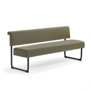 Sofa START, 1800 mm, tkanina, złoty, czarny