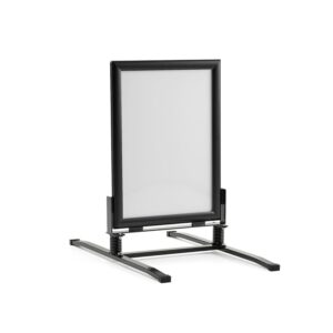 Stojak reklamowy, 500x700 mm, czarny