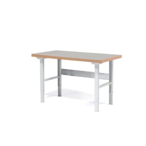 Stół roboczy heavy-duty SOLID, nośność 750 kg, 1500x800 mm, winyl
