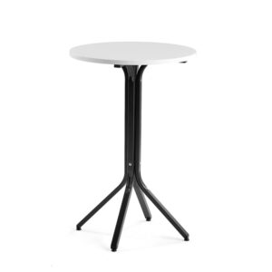 Stół VARIOUS, Ø700x1050 mm, czarny, biały
