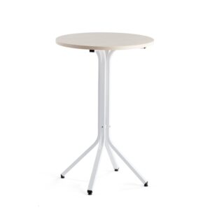 Stół VARIOUS, Ø700x1050 mm, biały, brzoza
