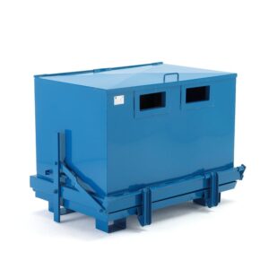 Kontener z dolnym opróżnianiem AMASS, z pokrywą, 1200x800x900 mm, 700 L